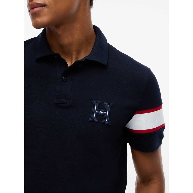 Tommy Hilfiger Regular Fit Logo Stripe Polo Shirt image number 2